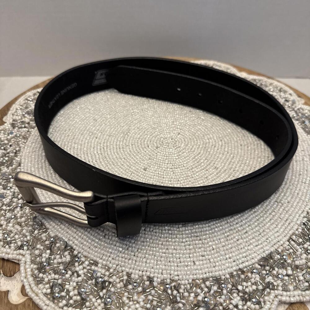 Dickies Black Leather Belt Size 38
